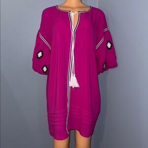 TCEC hot pink Allison top